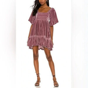 Free People Mauve Mini Dress
